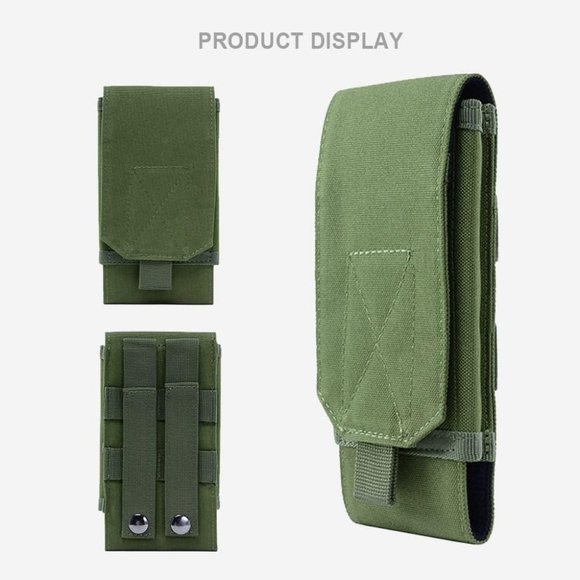 Tactical Molle Phone Case Bag Cover Loop Belt Holster Pouch Compatible - Picture 9 of 12